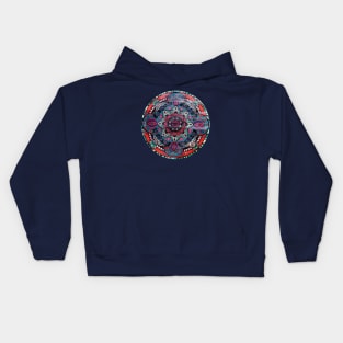 Raspberry Mandala Kids Hoodie